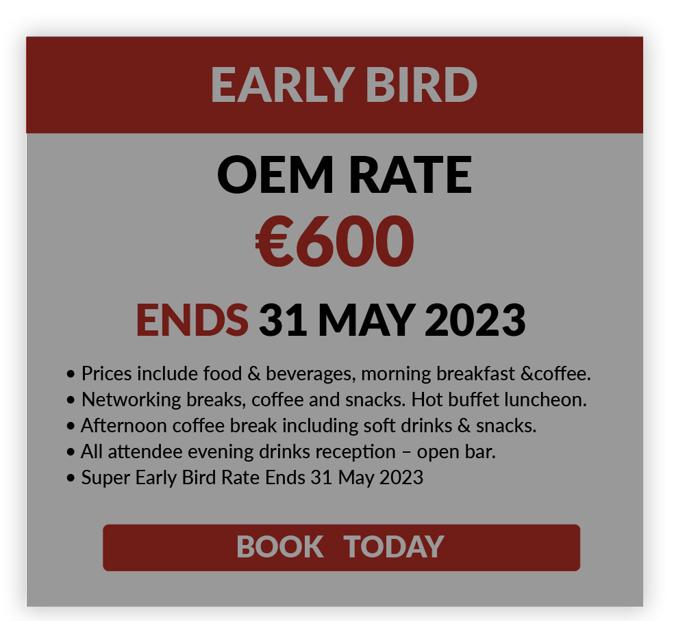 Bookable from 1st May 2023